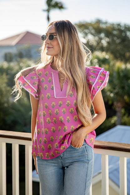 Bold & Bloom Statement Floral Top