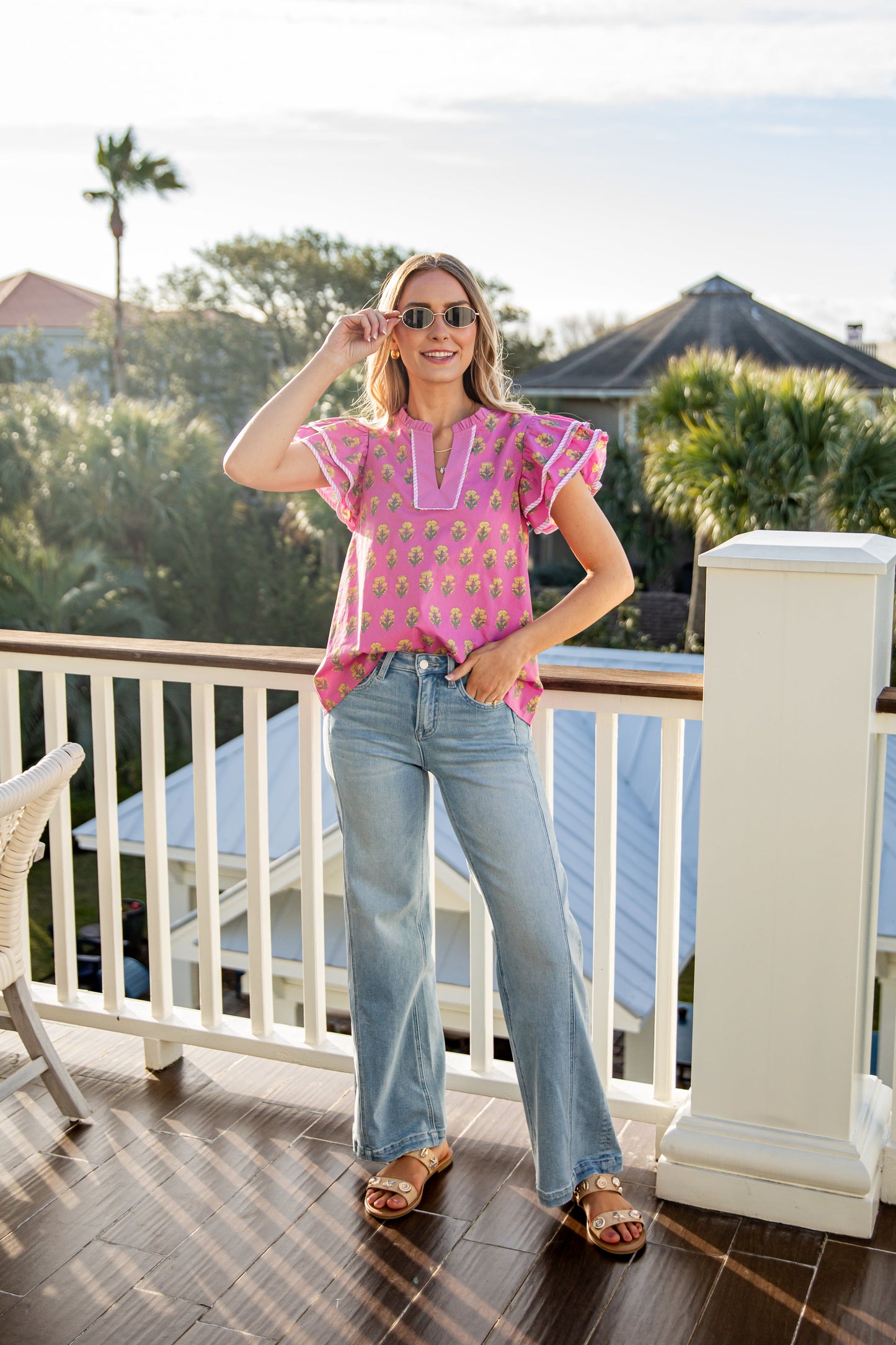 Bold & Bloom Statement Floral Top