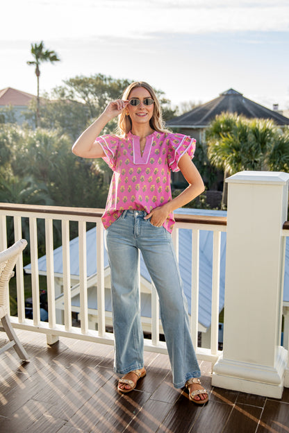 Bold & Bloom Statement Floral Top
