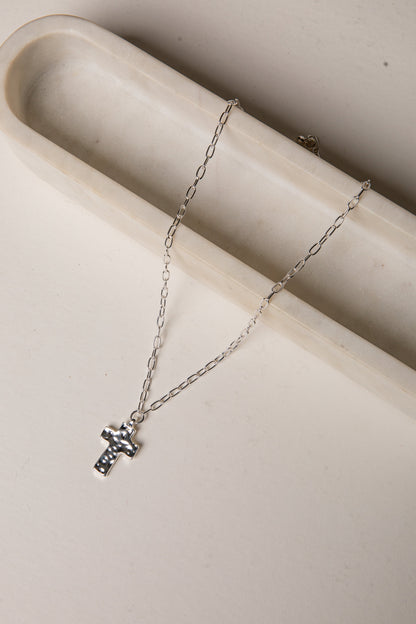 Bree Cross Charm Necklace