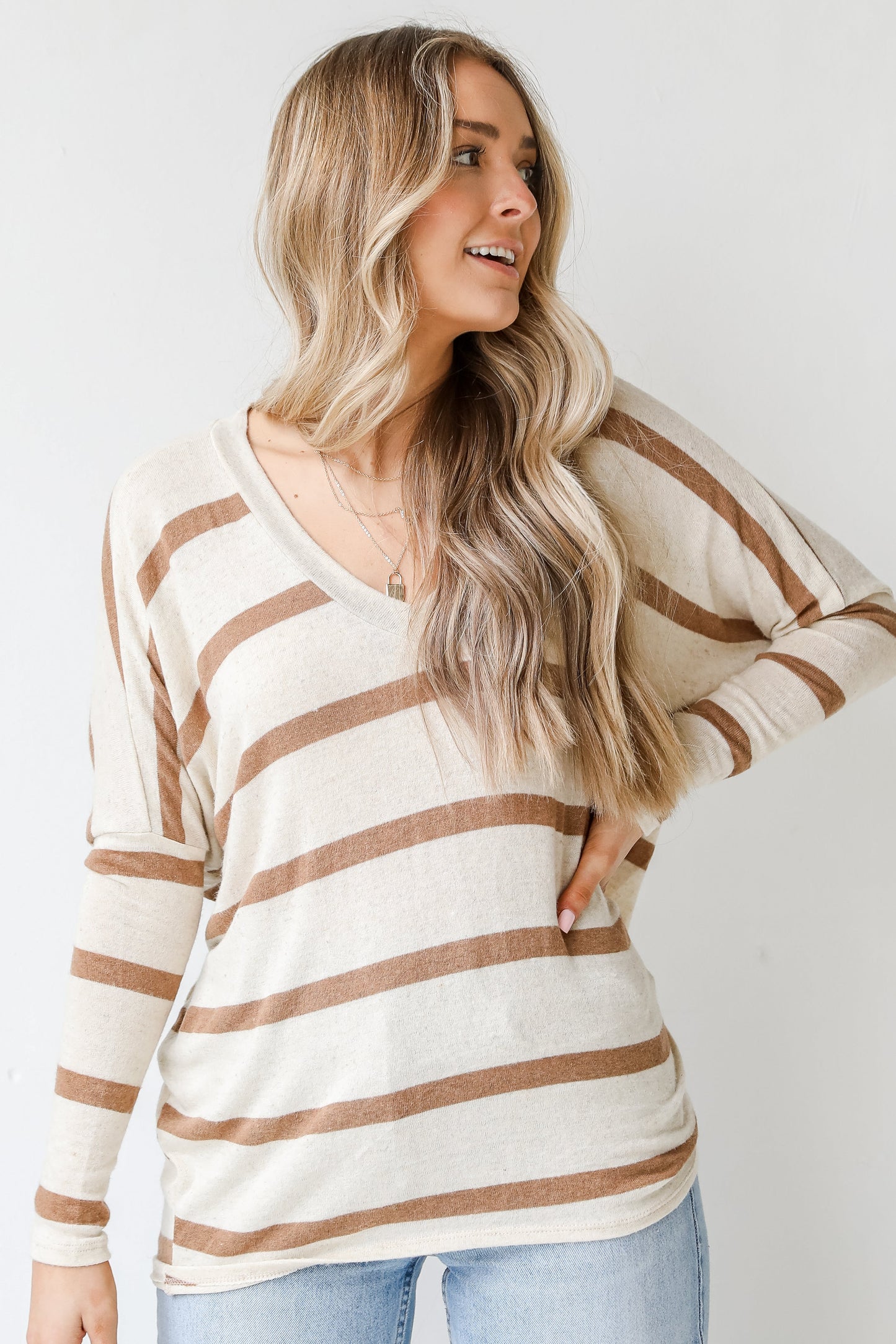 Cool Days Oversized Striped Top