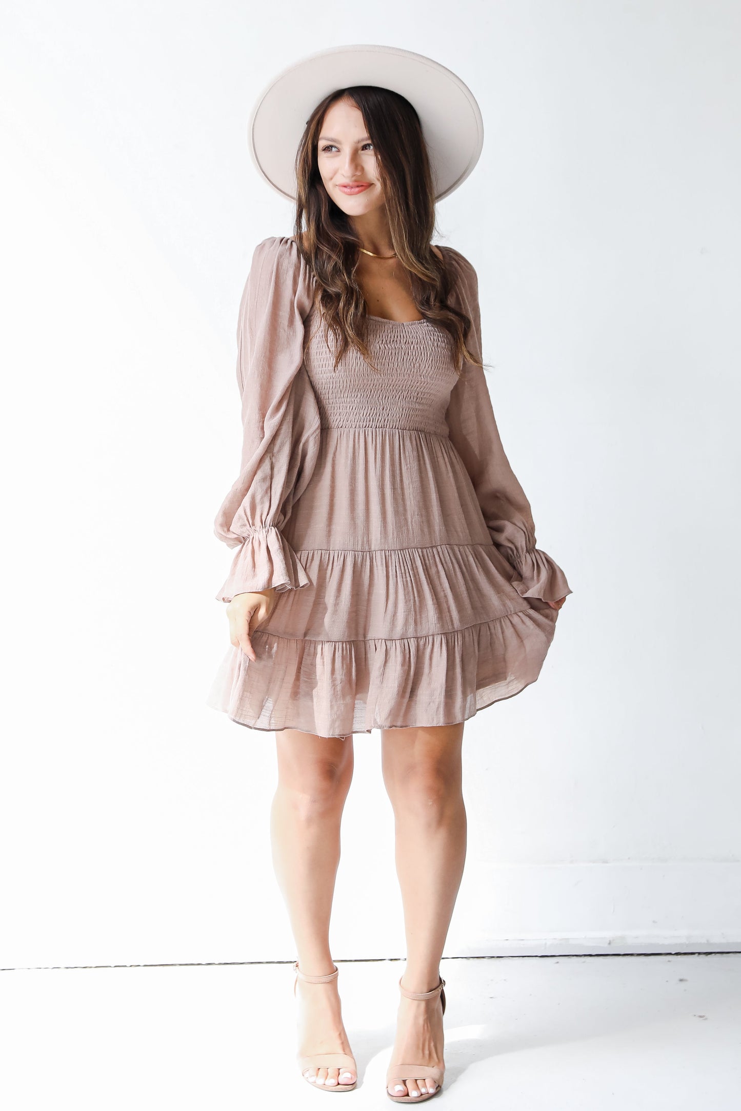 Charming Beauty Tiered Mini Dress