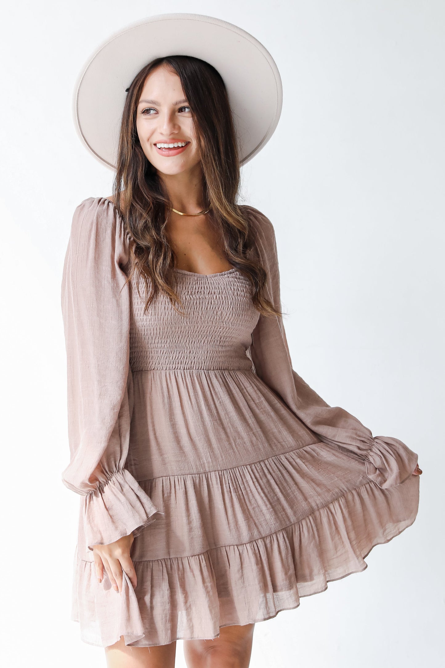 Charming Beauty Tiered Mini Dress