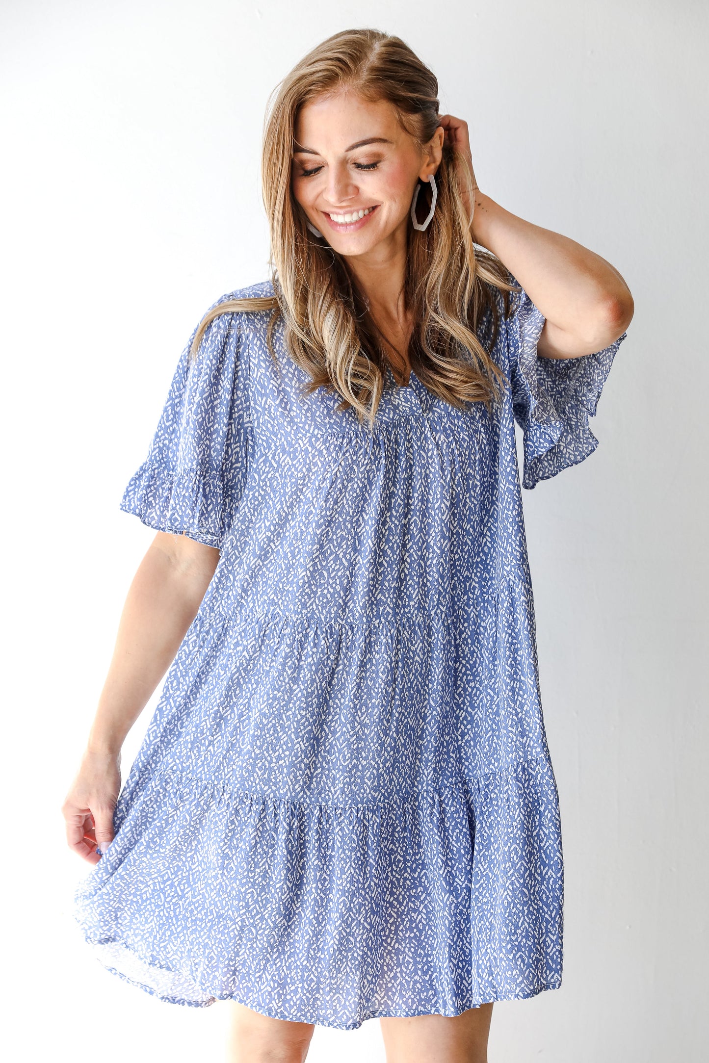 Dreams Come True Tiered Mini Dress