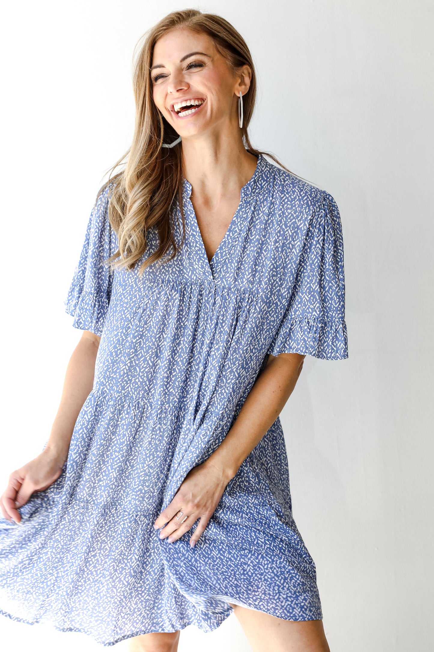Dreams Come True Tiered Mini Dress