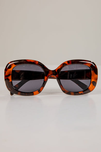 Anywhere And Everywhere Tortoise Oversized Sunglasses