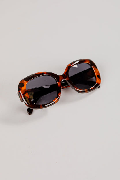 Anywhere And Everywhere Tortoise Oversized Sunglasses