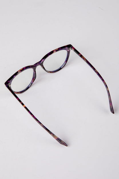 Clear Focus Tortoise Round Blue Light Glasses