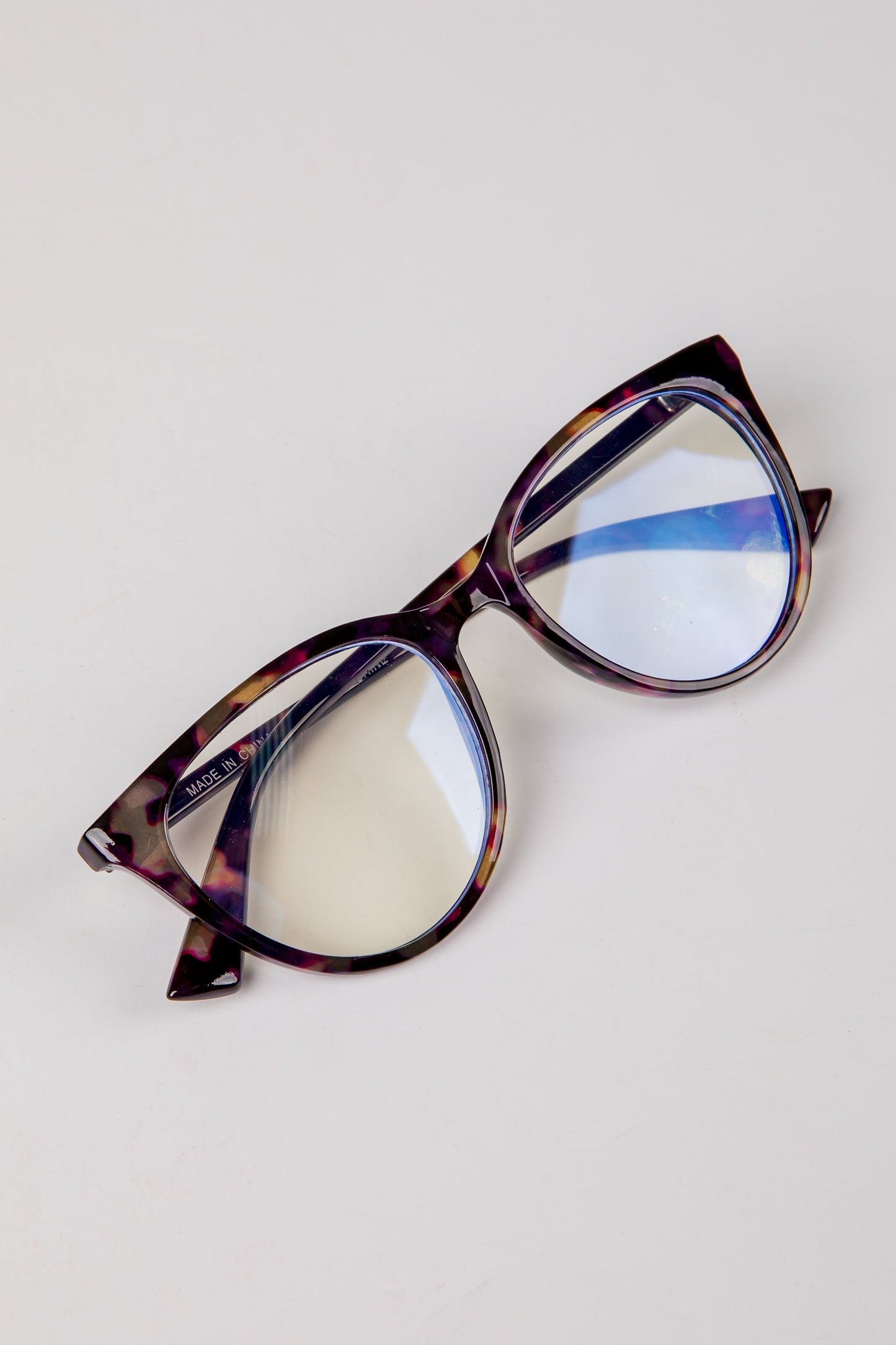 Clear Focus Tortoise Round Blue Light Glasses