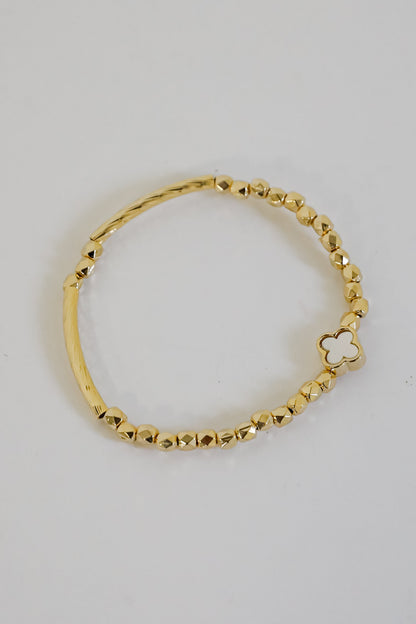 Diana Beaded Quatrefoil Bracelet