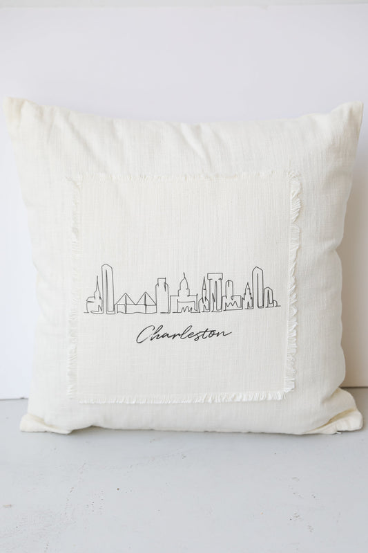 Charleston City Scape Pillow