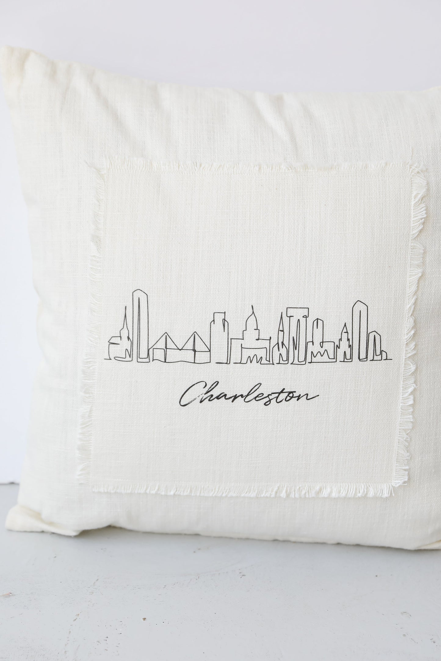 Charleston City Scape Pillow