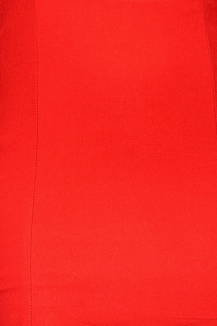 Alina Elegant Bodycon Dress Bright Red